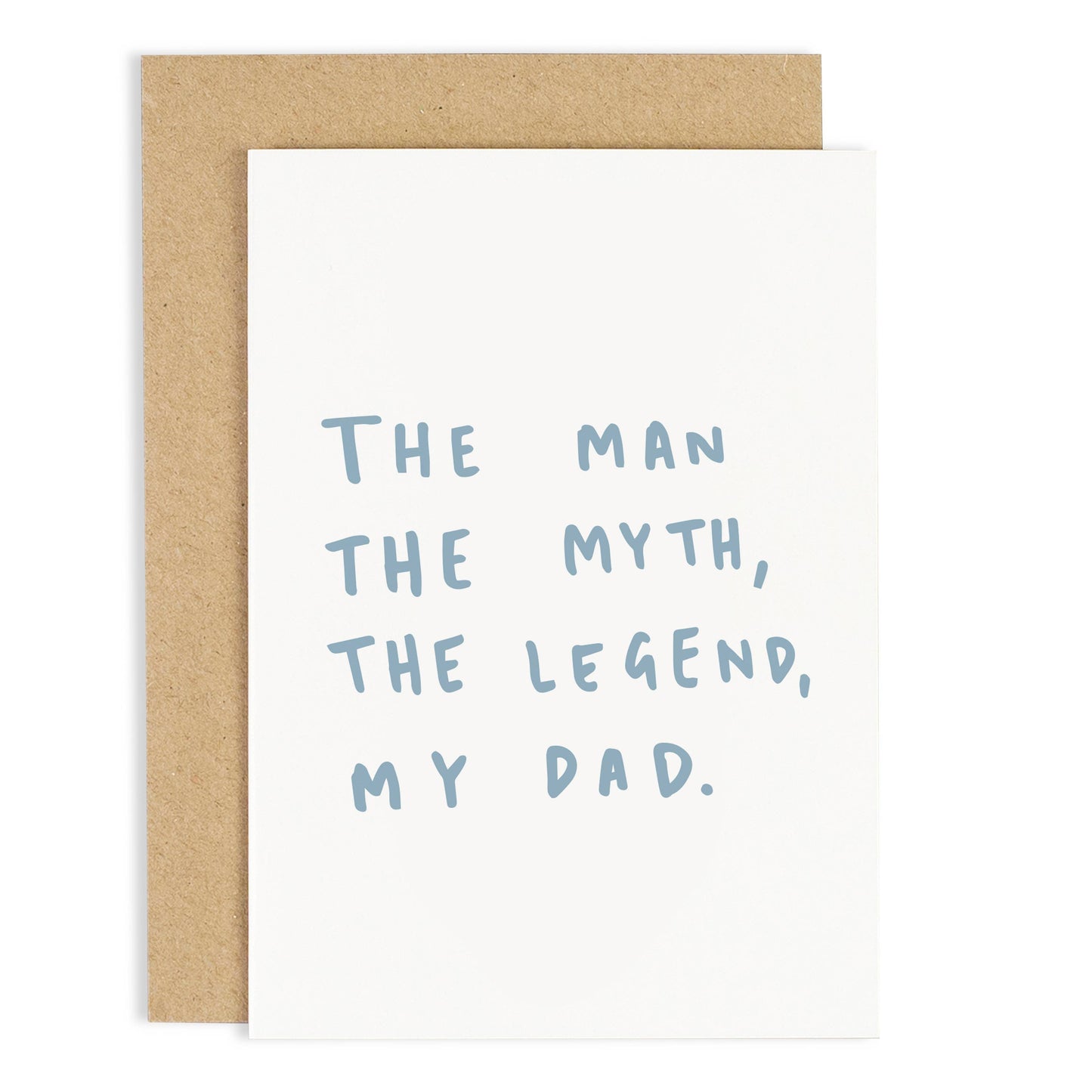 Man Myth Legend Greeting Father's Day Card