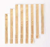 Gold Foiled Striped Party Napkins