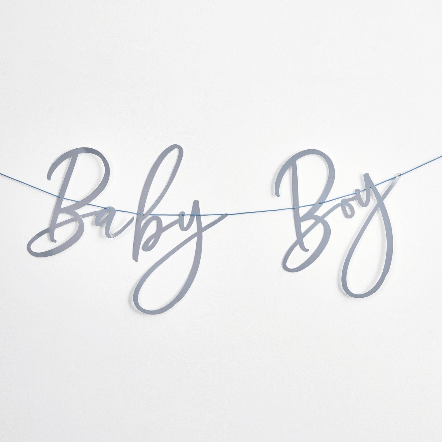 Blue 'Baby Boy' Banner 2M