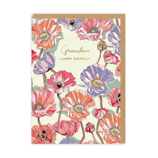 Grandma Poppy Repeat Cath Kidston Greeting Card