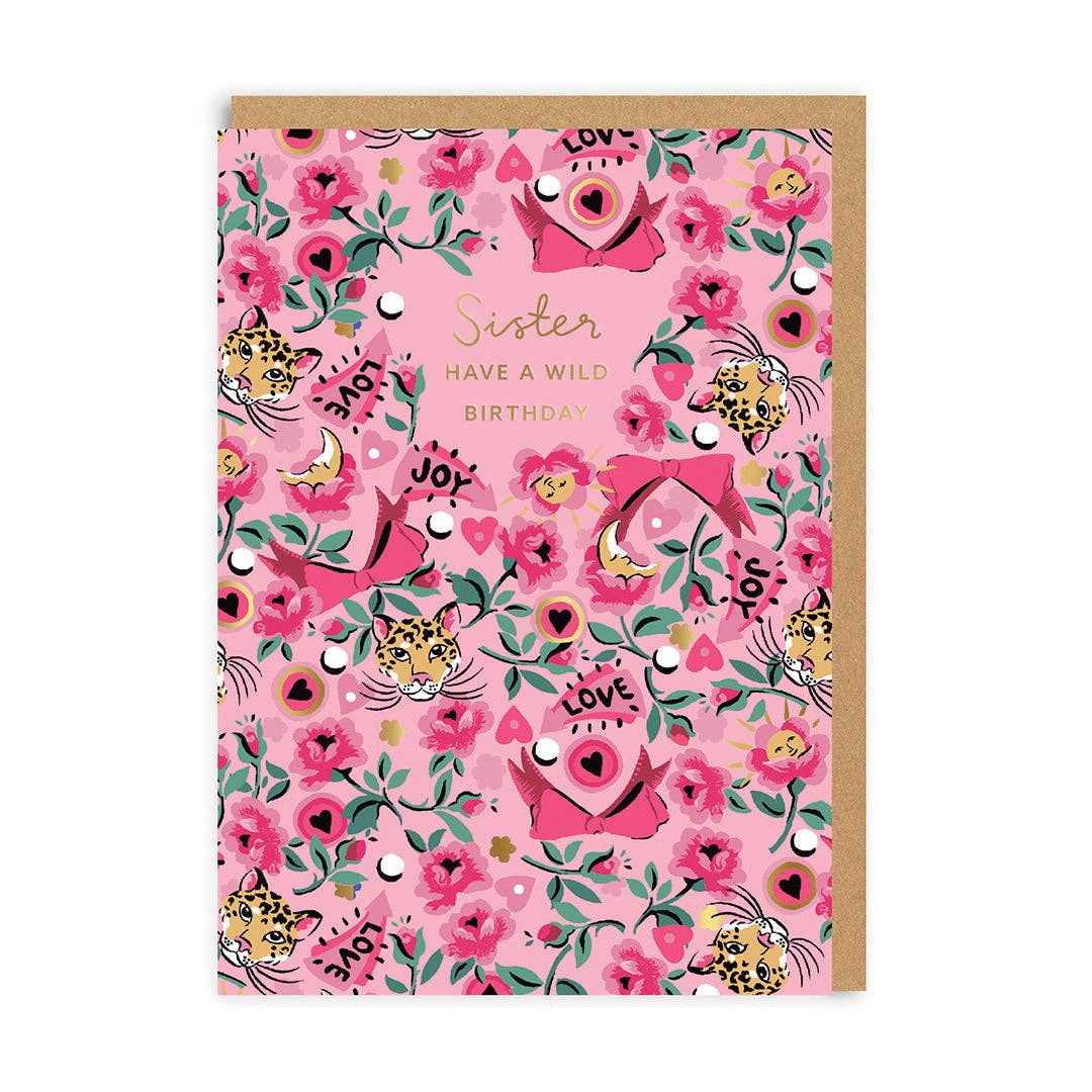 Sister Pinball Ditsy Cath Kidston Greeting Card